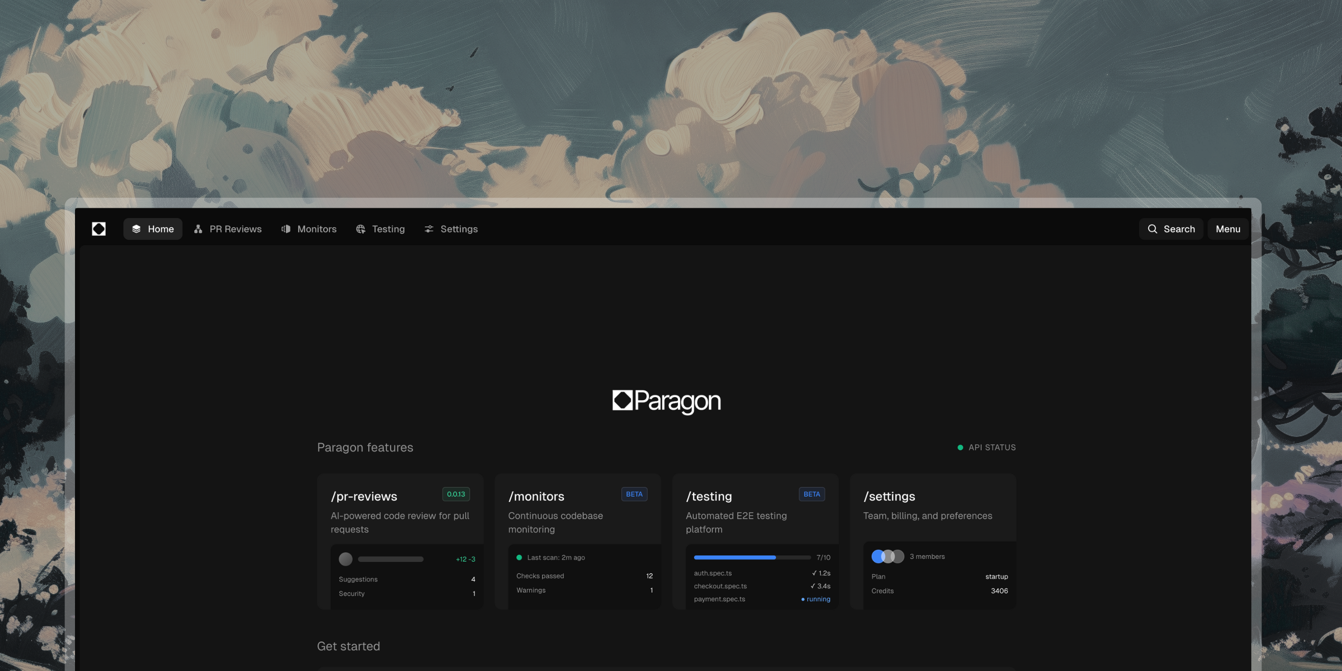 Paragon Dashboard